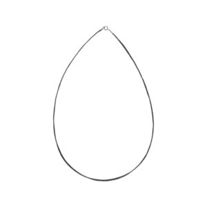 Halskette mit 10 Drähten und 925er-Verschluss. Stahl