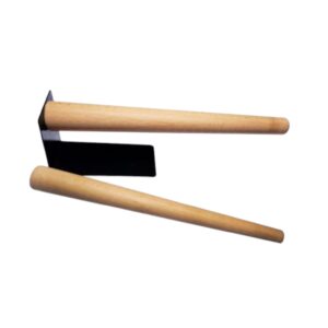 Metalen standaard met bijpassende 2 dlg ringstok