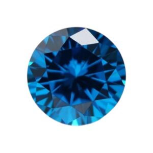 Zirconia AAAAA rond Div Afmetingen Deep Sea Blue STAFFELKORTING