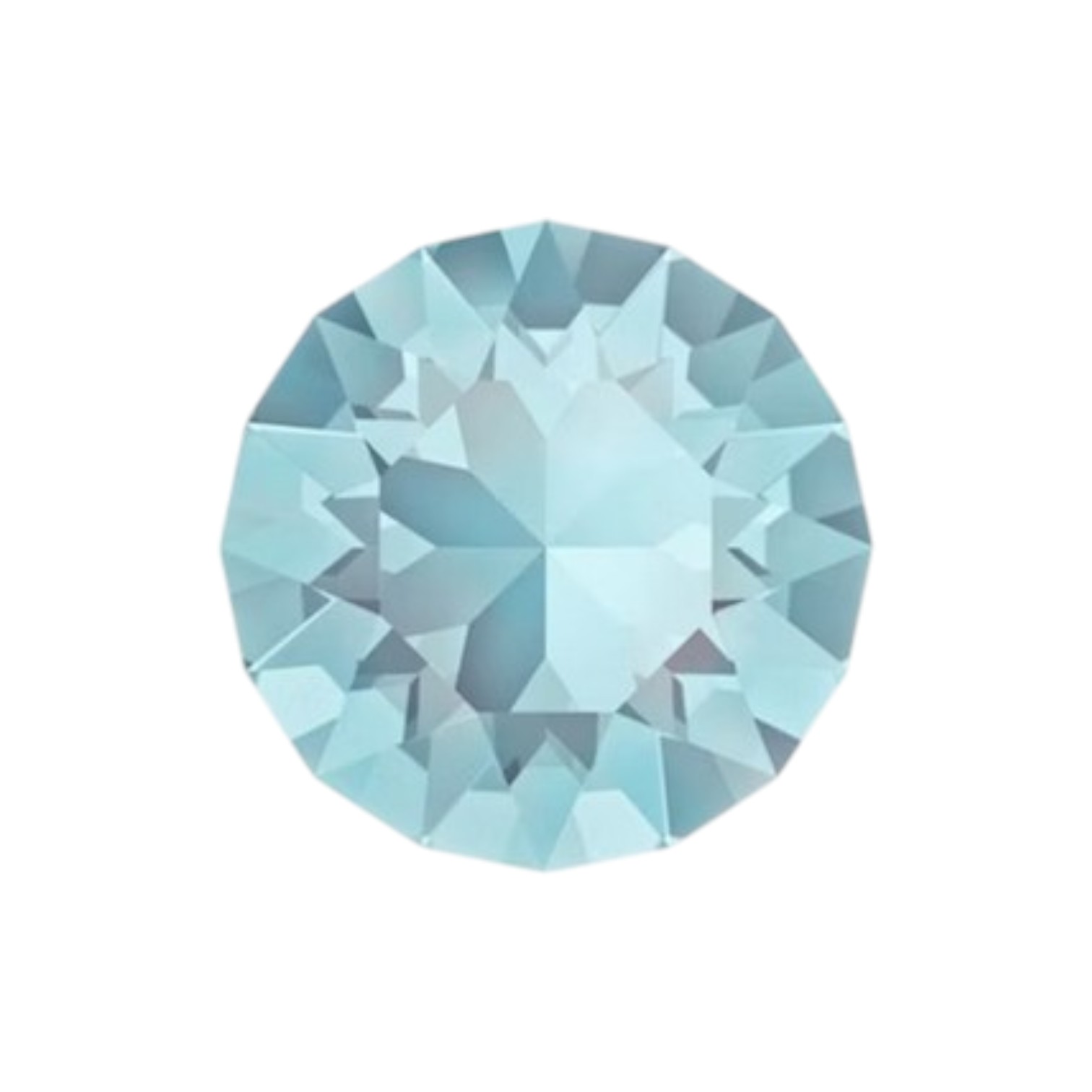 Zirconia AAAAA rond Div Afmetingen Light Water Blue STAFFELKORTING