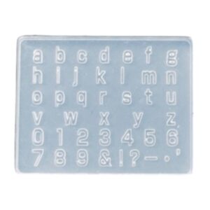 Siliconen mini mal Kleine letters F-2106