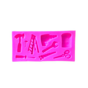 Siliconen mal verschillende gereedschappen