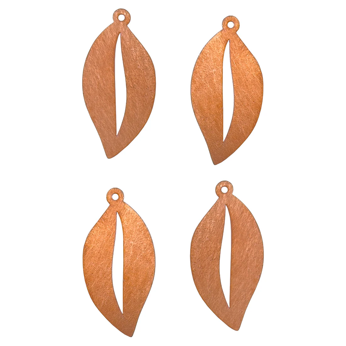 Plaques de cuivre pour la fabrication de boucles d'oreilles ou de pendentifs. Egalement pour l'émaillage. Formes variées – Image 3