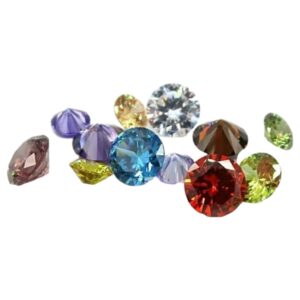 Zirconia AAAAA rond Assortiment 2mm Div kleuren Hittebestendig. 20 stuks