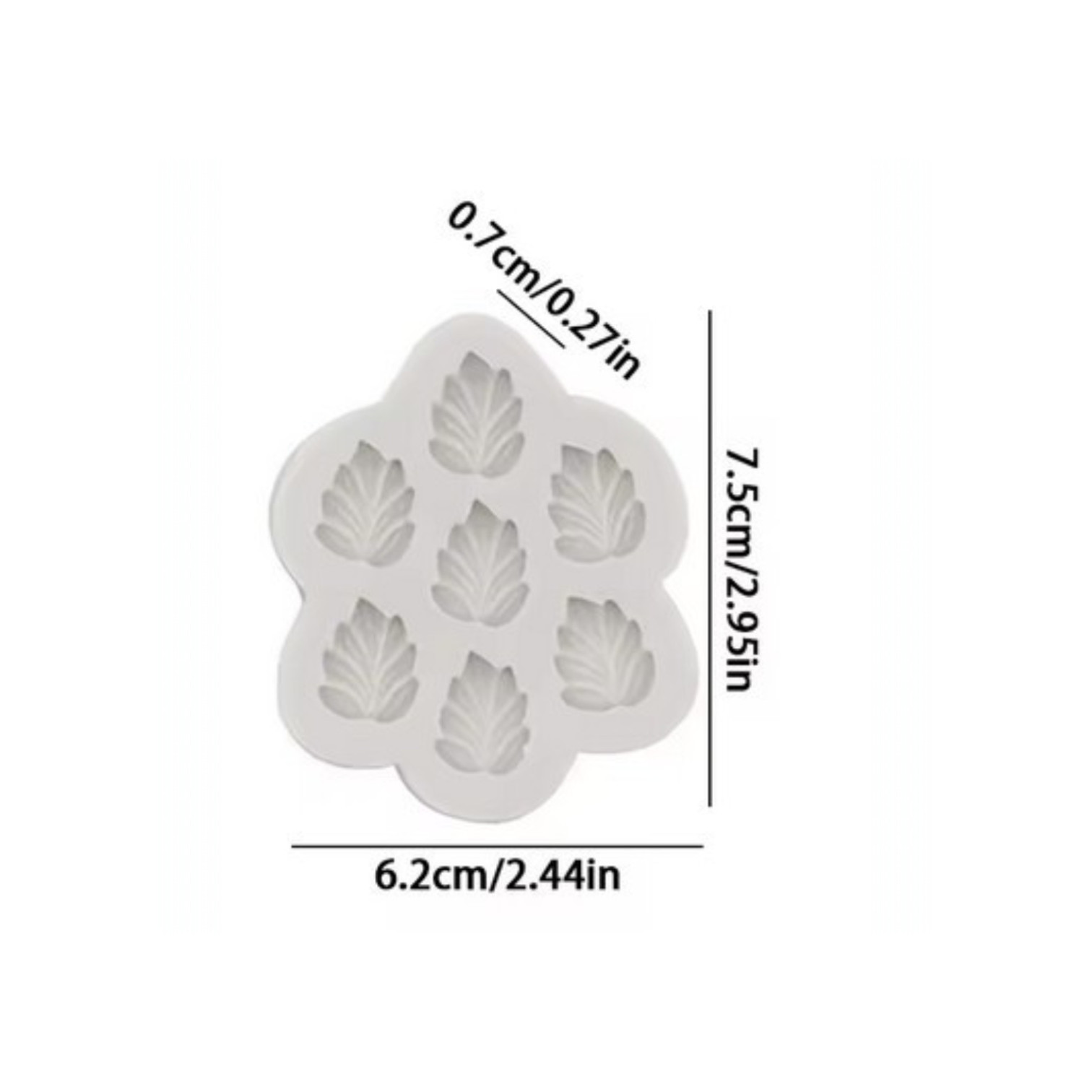 Siliconen mal bladeren - Afbeelding 2