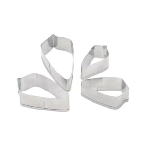 Cutter, bloemblaadje RVS uitsteekvorm Set van 4