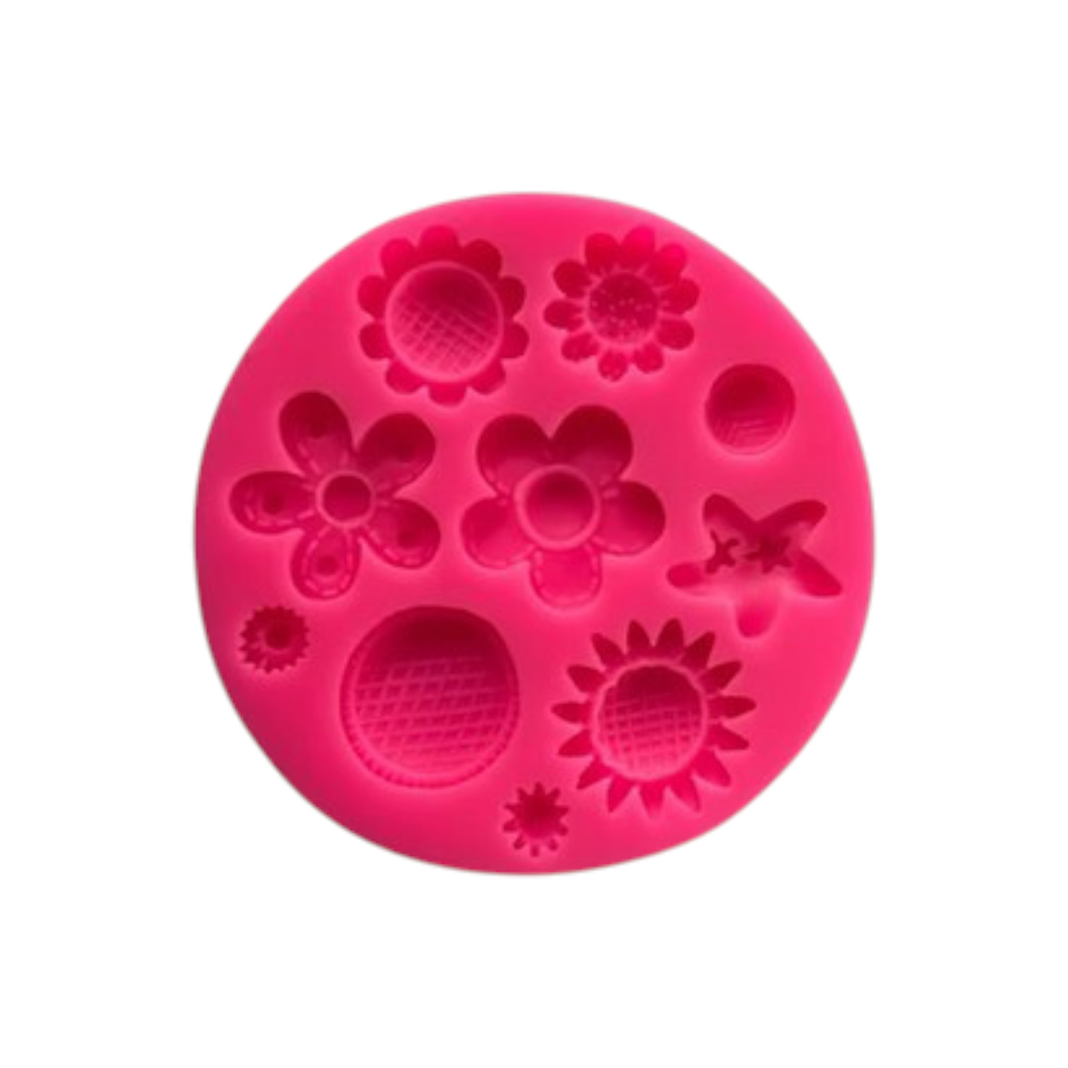 Siliconen mal met bloemen 10 soorten