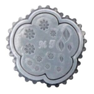 Siliconen mini mal bloemetjes ca 3*4 cm