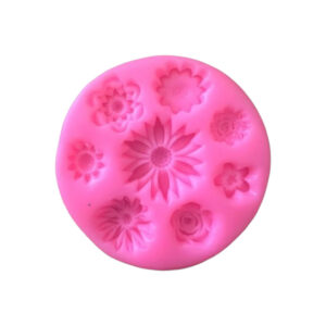 Siliconen mal bloemen mix