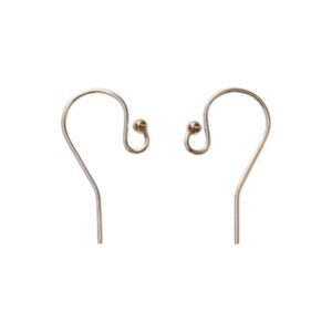 925 Zilveren oorbelhaakjes met 2mm zilveren bolletjes,