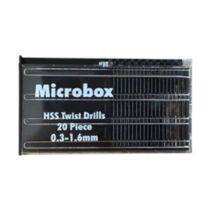 Set met HSS micro boortjes. 20 Delig. 0.3 tot 1.6mm