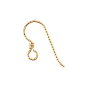 Oorhaakjes puur brons.