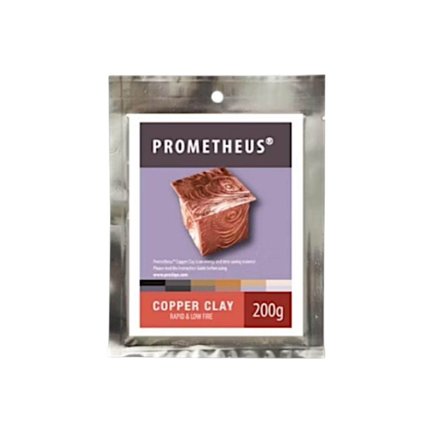 Prometheus copper clay. Package of 200 grams
