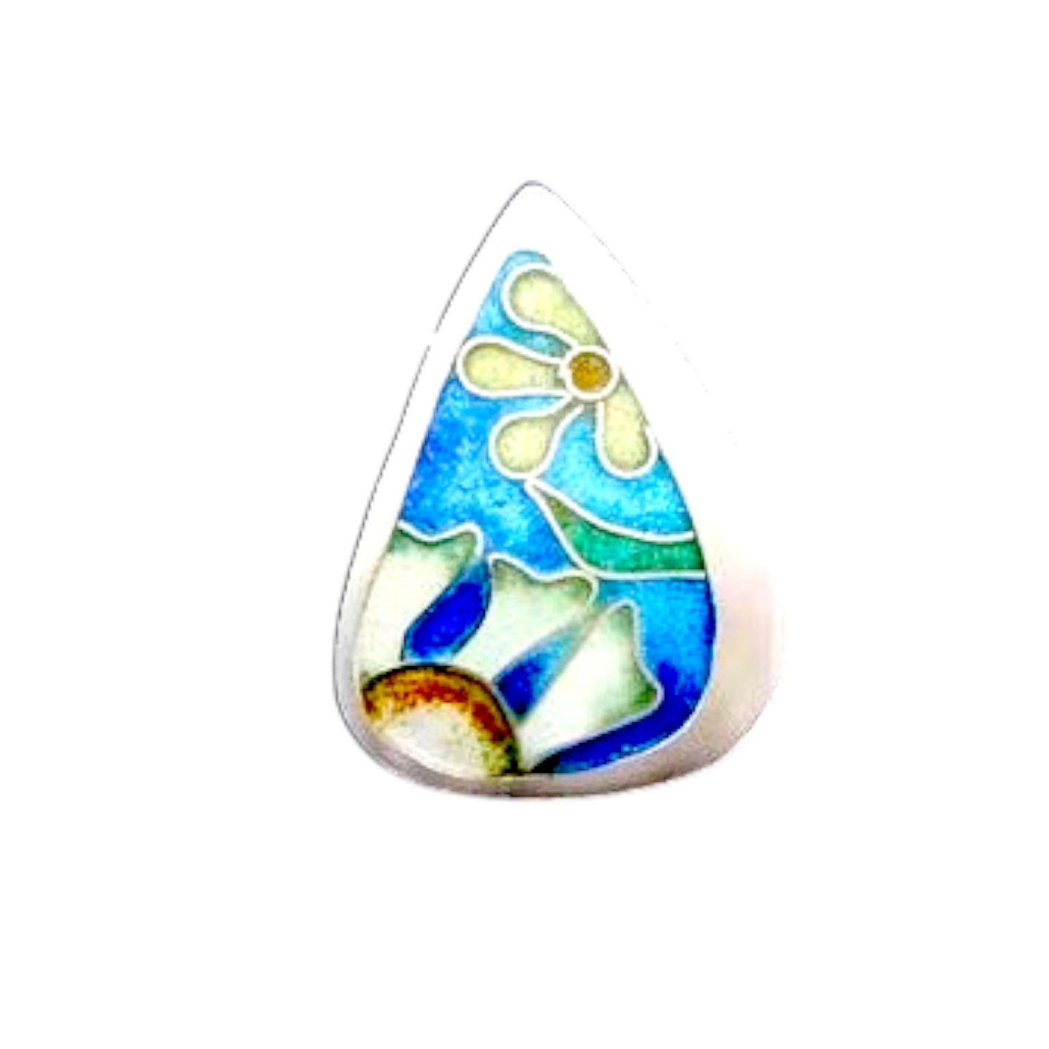 Plat fijn zilver draad voor emailleren. Cloisonne wire Breedte 1mm, dikte is 0,2mm. - Afbeelding 3