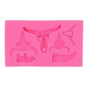 Siliconen mal Cow Bull Skull. Koe, hoorns