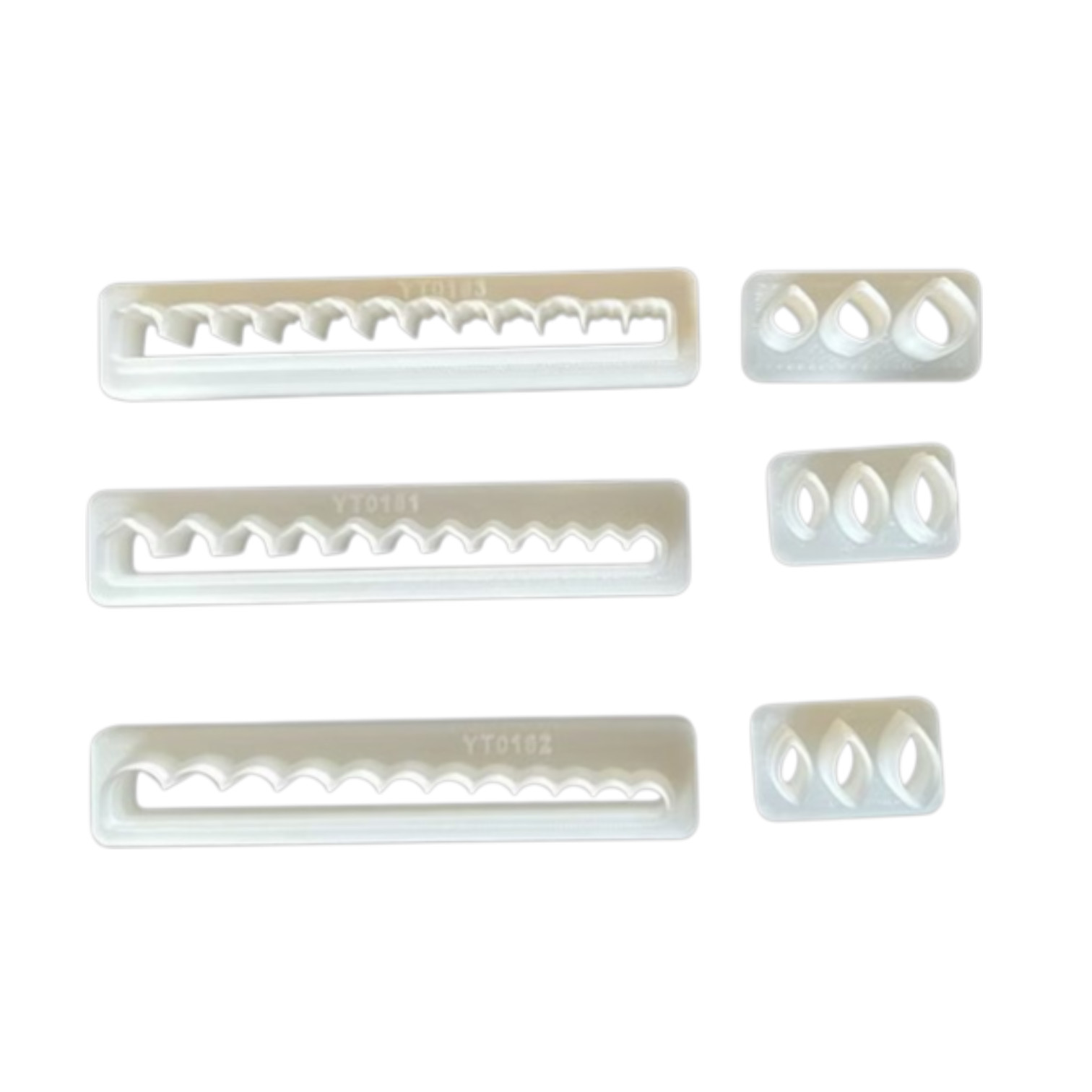 6 Delige cutter set mini cutters voor blaadjes en bloemetjes
