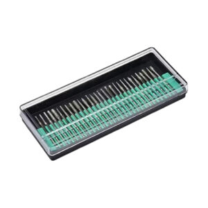 Diamant frezen. Set 30 dlg. Schacht 2,35 mm voor slijpen, schuren, polijsten.