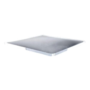 Drukplaat, rolplaat  transparant acryl 10*10cm