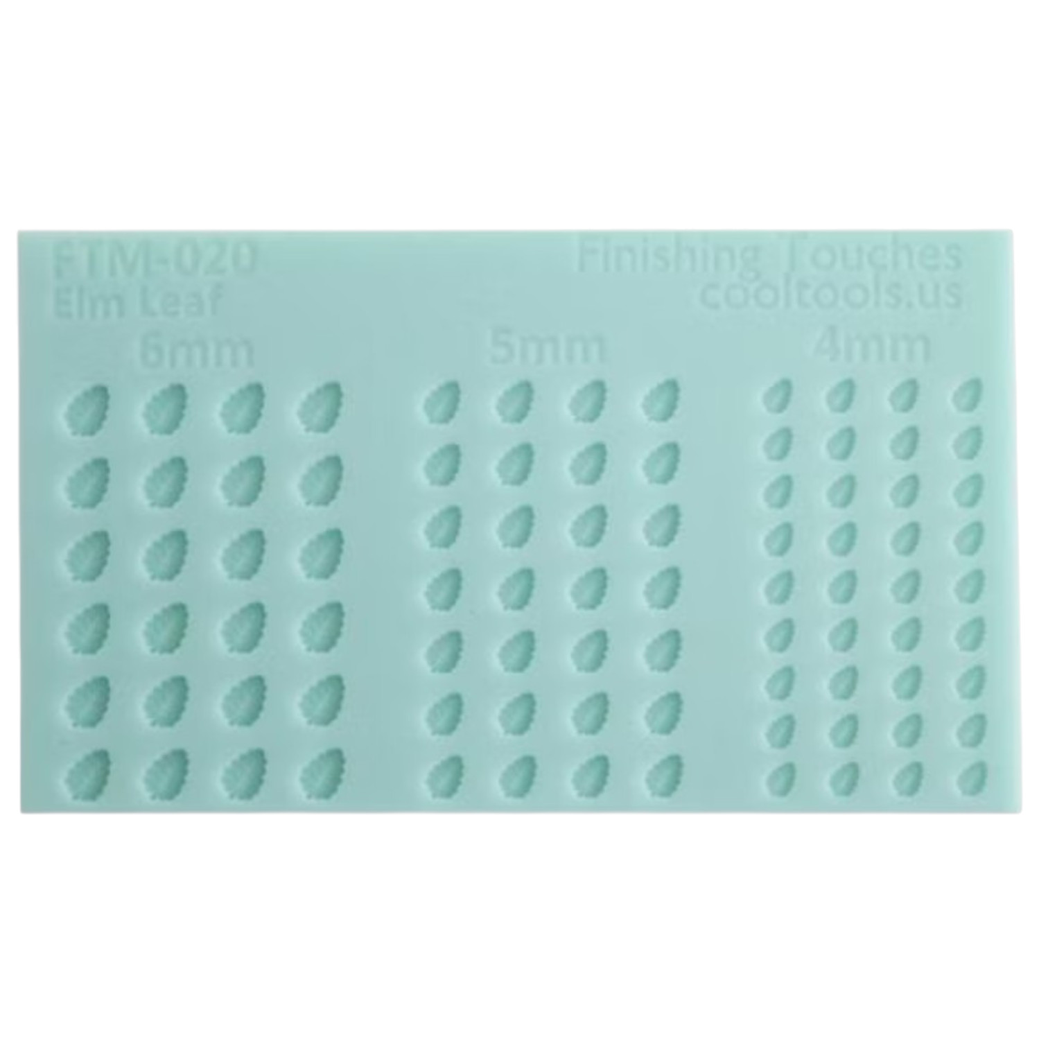 Finishing touch mold. Siliconen mal voor afwerking Elm leaf (F-2556)