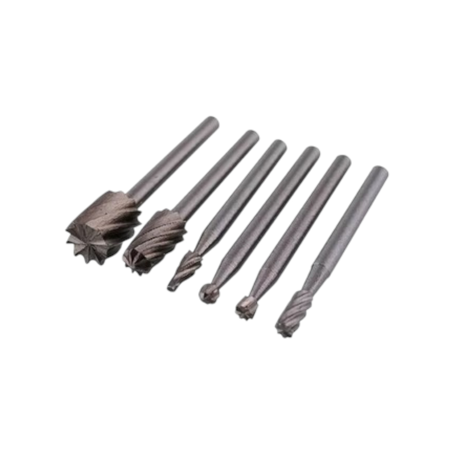 Mini freesjes Set van 6 Professionele HSS micro frezen.