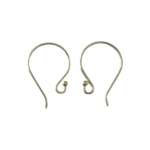 Oorhaakjes 925 zilver, met extra grote ronding. 1Paar.