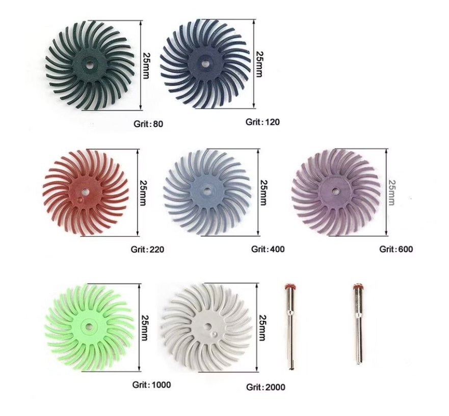 Habras 23 delige set schuurschijfjes voor multitool
