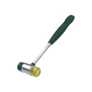 Sieradenhamer rubberkop en kunststof kop Groen Handvat