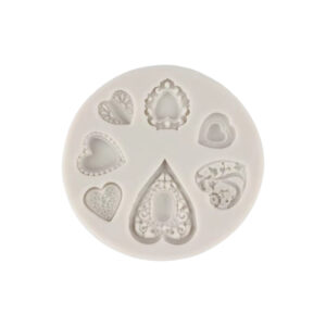 Siliconen mal hartjes sierlijk