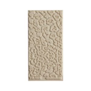 Textuurmat Rubber ca  5*10 cm Jaguar Print 1001