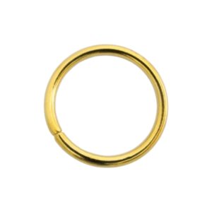 Jumpringen, verbindingsoogjes rvs goudkleur diverse afmetingen. Per 25 stuks