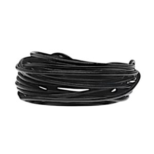 Leer koord, lederen koord rond Diverse diameter. Per 5 meter.