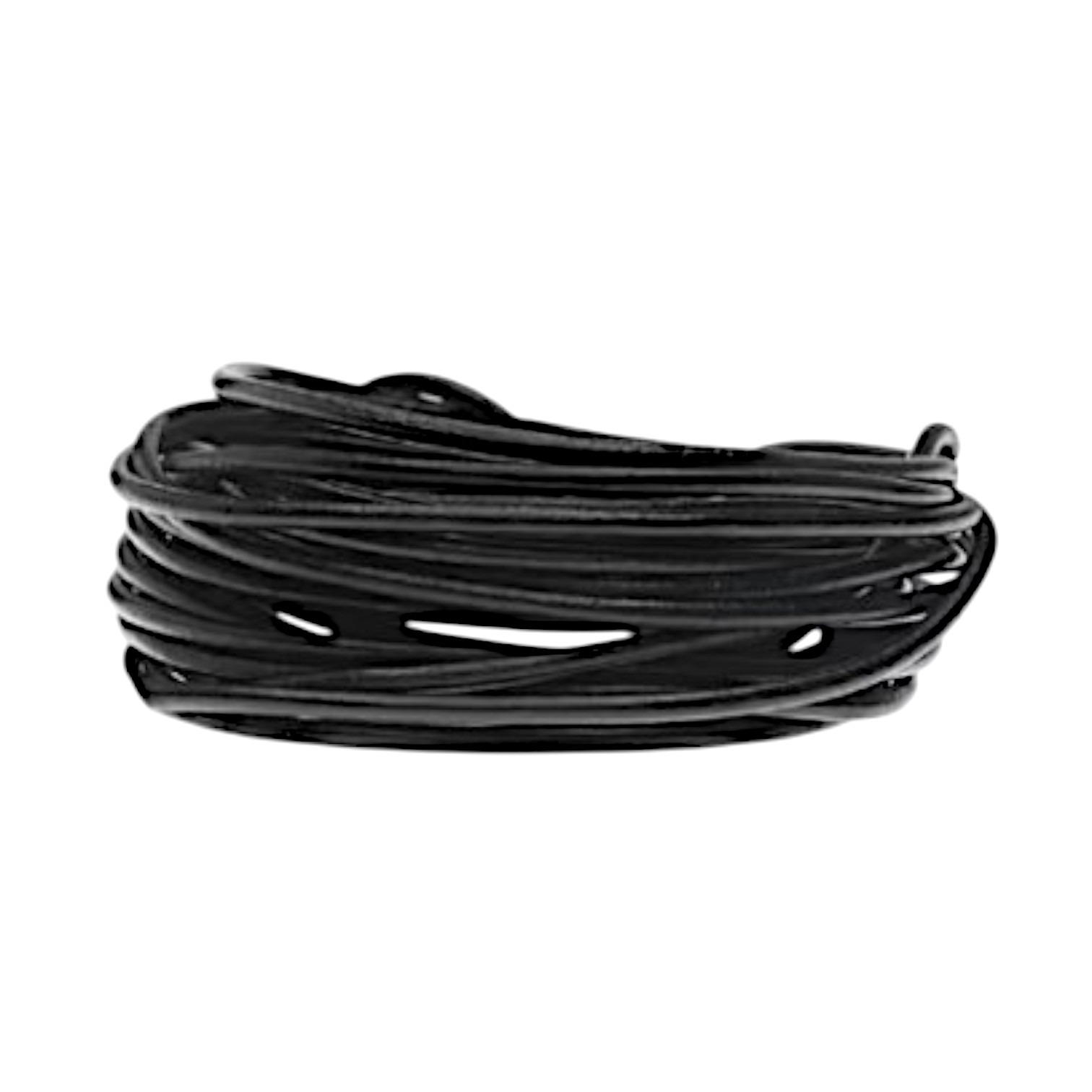 Leer koord, lederen koord rond Diverse diameter. Per 5 meter.