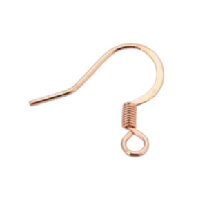 earhook stainless steel, copper color, copper, copper, hypoallergenic.