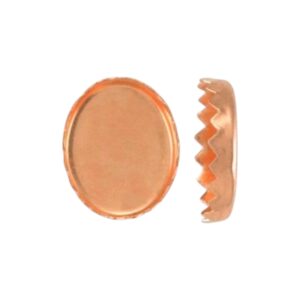 Zetbakje koper Ovaal Kartel 10*8