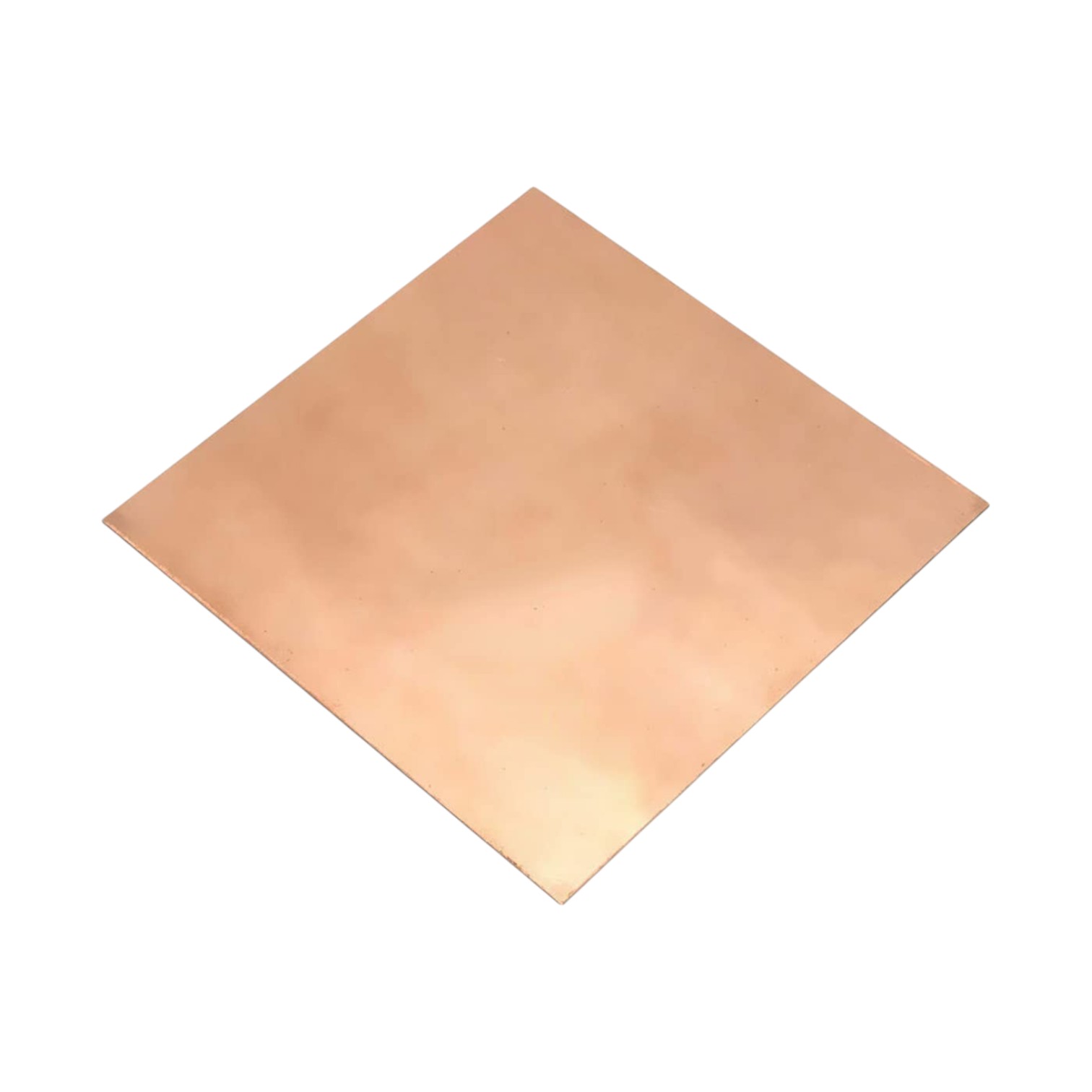 Koper plaat 100 x100 mm diverse diktes