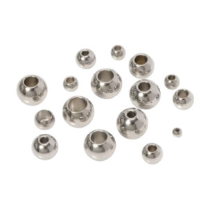 Kraal 925 zilver diverse maten 2-7mm per 4 stuks