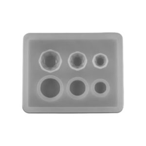 Siliconen mal voor halve kraal