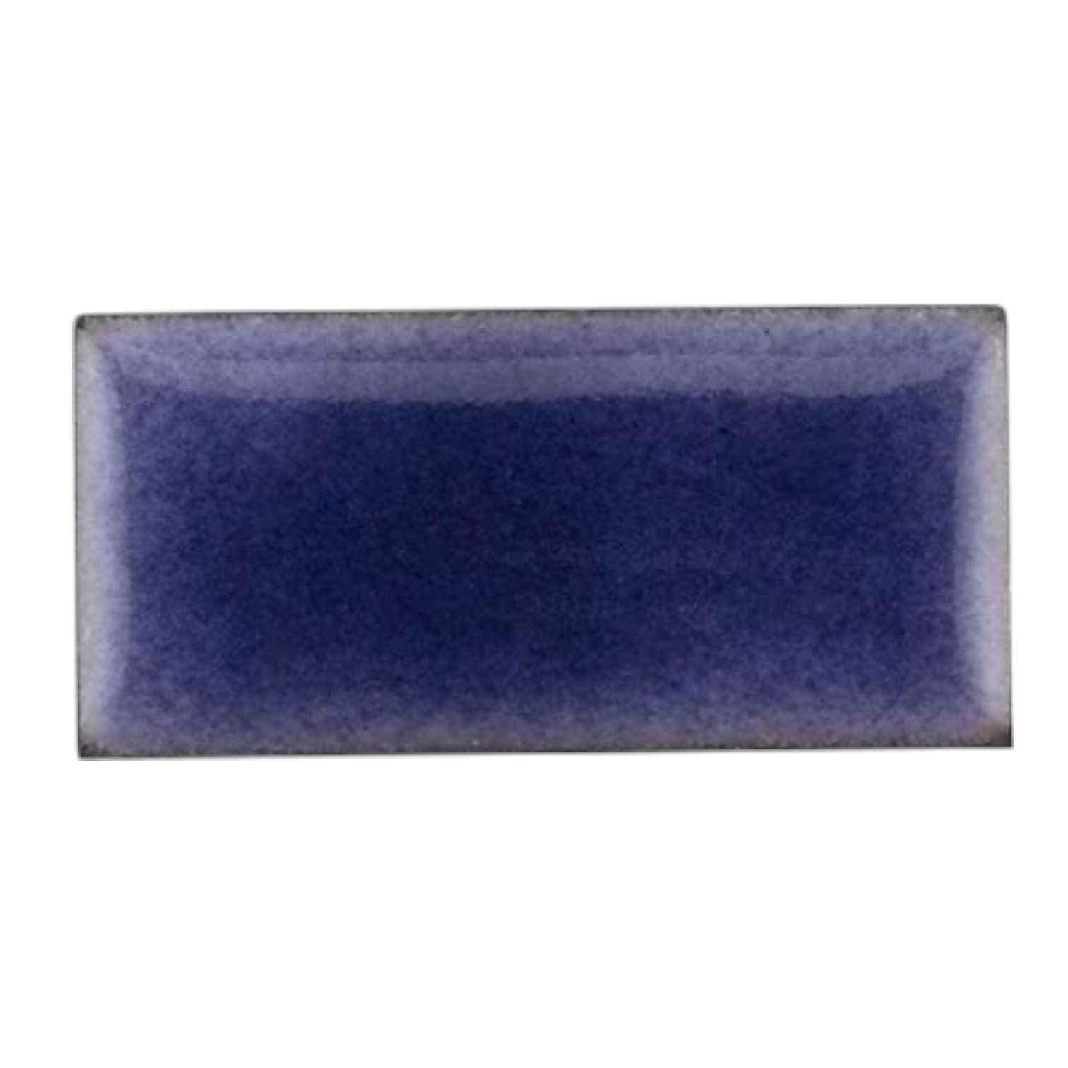 Poudre d'émail sans plomb Thompson. Lave foncée transparente