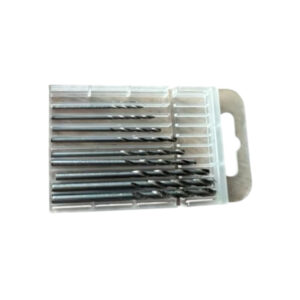 Micro boortjes set van 10 HSS staal 0,8-3mm