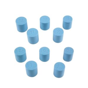 Mandrins à anneaux en silicone + support métallique Cooltools. 10 tailles d'anneaux différentes