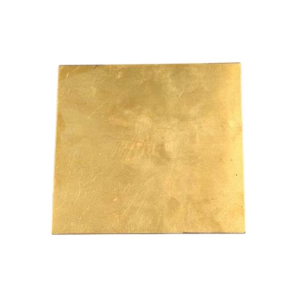 Messing plaat 100 x100 mm diverse diktes - Esquell.eu