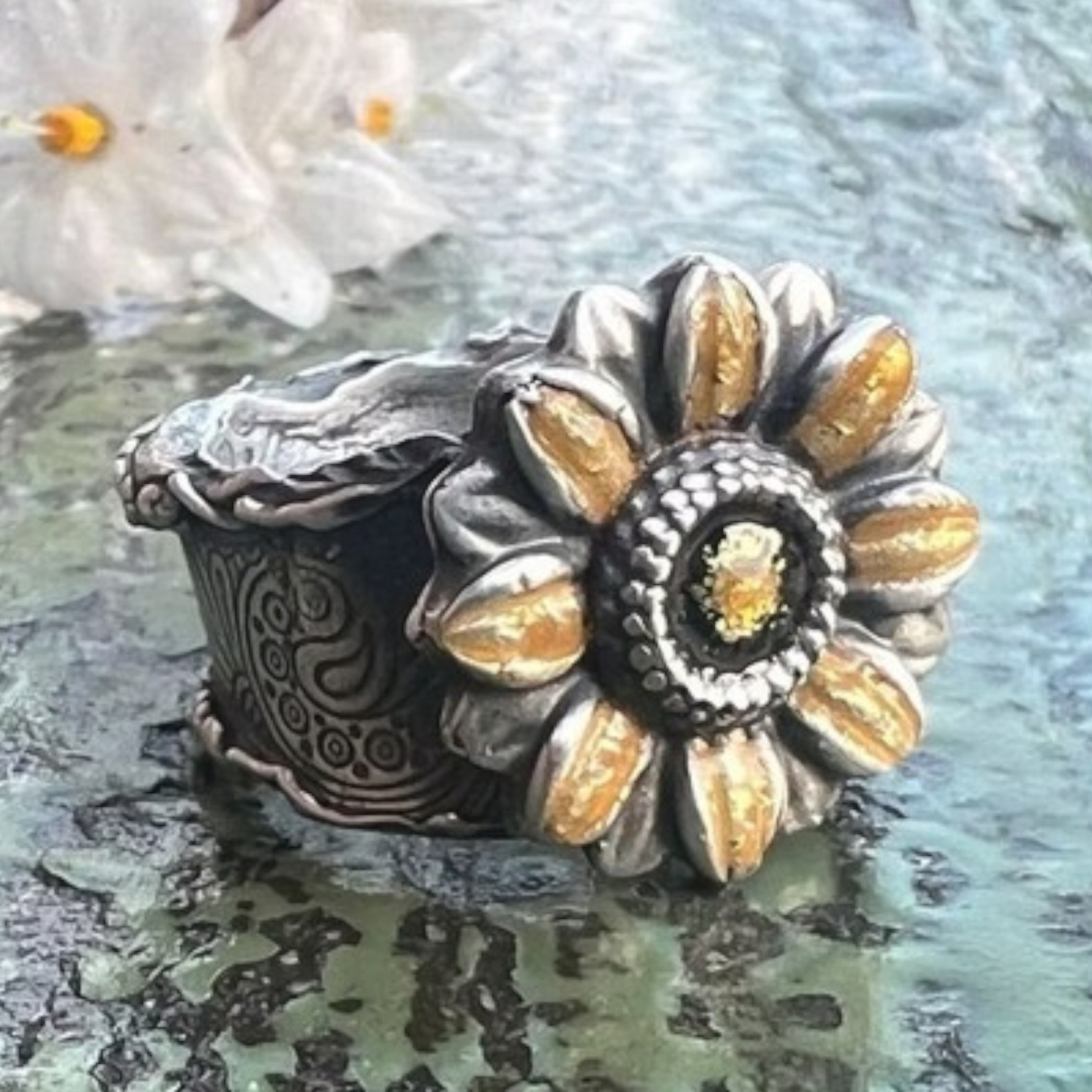 Siliconen mini mal zonnebloemetjes - Afbeelding 3