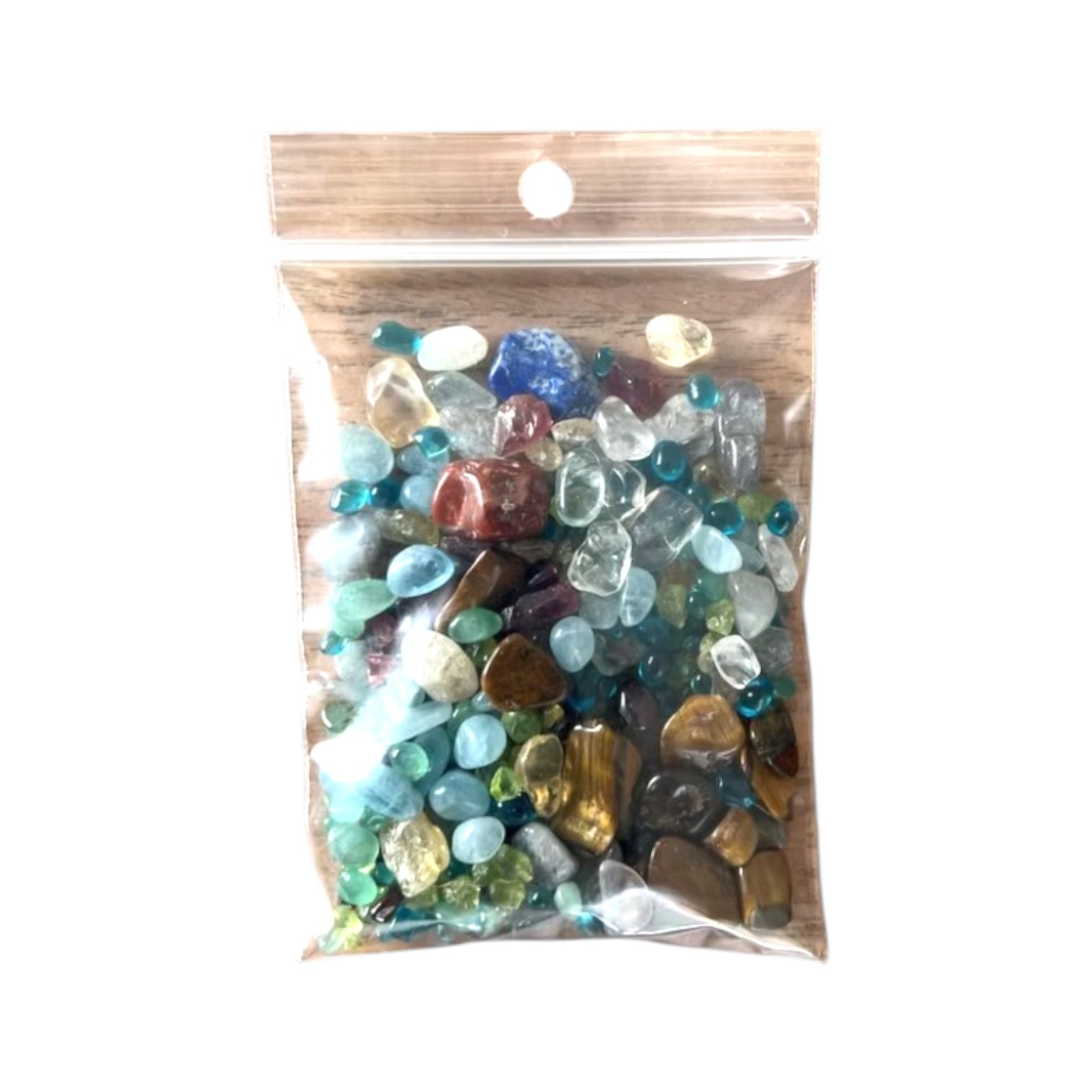 Onregelmatige natuurlijke steentjes. Mix 1 Assorti. ca 40 gram - Afbeelding 2