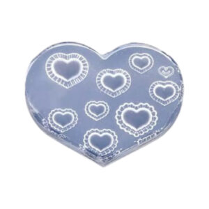 Siliconen mini mal hartjes