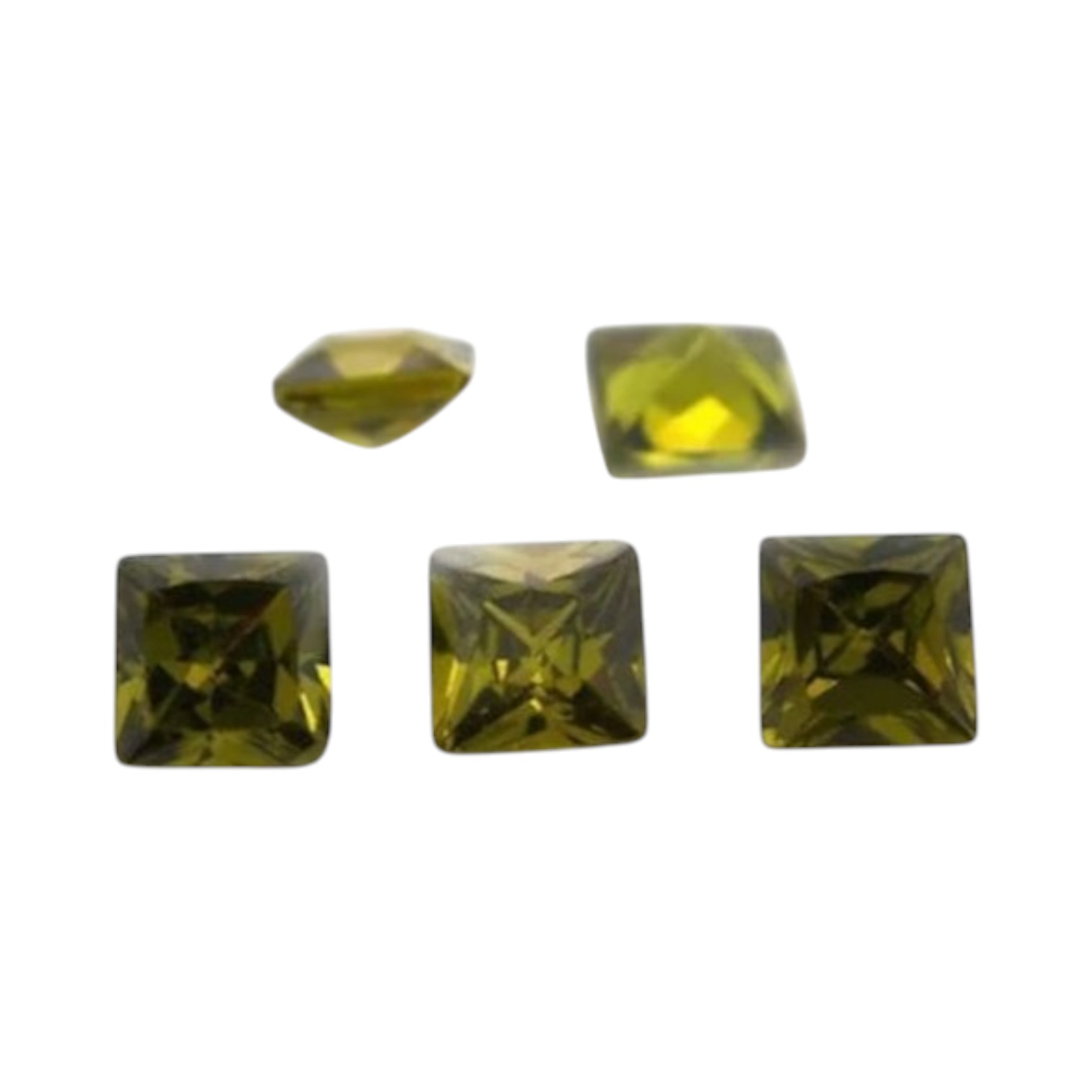 Zirconia AAAAA vierkant Div Afmetingen HITTEBESTENDIG Olijf STAFFELKORTING - Afbeelding 2