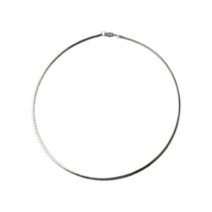 Omega Ketting 3mm. Lengte 45 cm RVS
