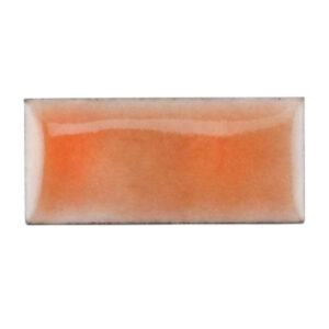 Poudre d'émail sans plomb Thompson. Orange transparent