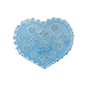 Siliconen mal met verschillende ornamentjes en bloemetjes