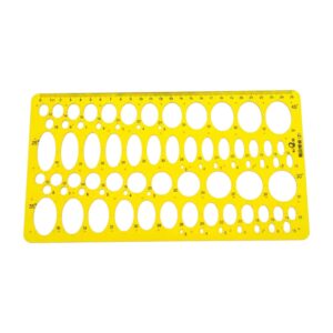 Sjabloon, template met  veel verschillende Ovalen.