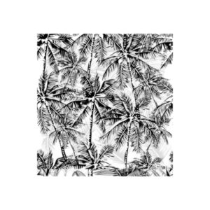 Stempelmat siliconen 14*14 palmbladeren